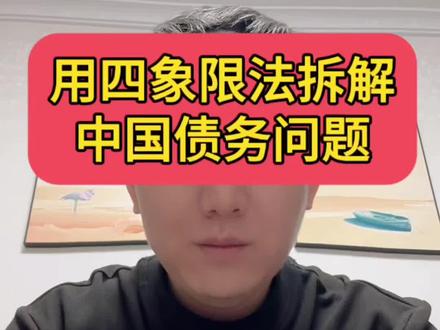 我用一张风险矩阵图,系统拆解中国的债务问题#思维模型 #分析方法 #读书笔记#认知提升