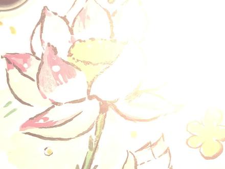 君子之花-荷花 一叶轻舟,穿梭于荷丛之中 #春天的色彩#没点艺术细胞刷不到 #跟着抖音学画画#艺术在抖音#丙烯马克笔教程