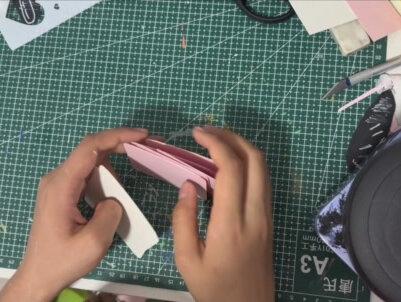 海浪机关教程#立体书 #立体书制作 #立体书机关