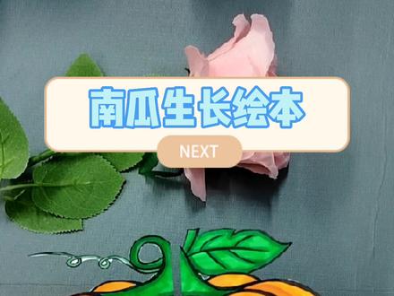 南瓜生长绘本——创意绘画手工#星河知识计划#创意美术 #绘本制作diy