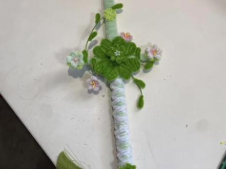 四叶草桃花剑详细教程②#手工桃花剑 #四叶草剑 #手工diy