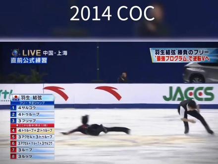 #闫涵 #羽生结弦
#羽生结弦血魅(认真剪了一下血魅)
2014年11月8日,花样滑冰大奖赛中国站的自由滑赛前训练,羽生结弦、闫涵意外相撞。闫涵站起离开冰场,羽生结弦躺倒在地进一分钟分钟后才起身离开。
伤后、赛前,羽生也找到闫涵询问他伤势如何。两人都选择了带伤参赛。羽生结弦是头缠绷带,贴创可贴。
最终比赛结果,羽生结弦亚军(足周摔的低阶四周跳(4T,4S)扣掉扣分基本和一个完成质量中等的三周跳差不多。掉了一个连跳(3T),其他的该滑出来的动作也都滑出来了,旋转步伐定级影响也不大),
闫涵第六(空了3A和3F,另外的3A和唯一的四周跳不是摔就是质量很低,全部三个连跳都掉了,旋转步伐也受到影响,完全没滑出正常水平)
#花样滑冰
