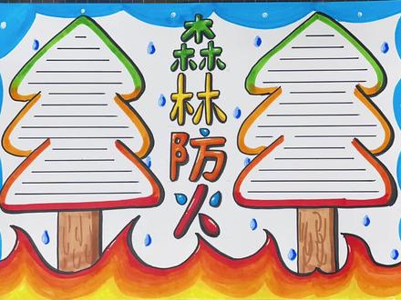 森林防火手抄报#手抄报 #手抄报模板 #手抄报作业 #森林防火 #森林防火手抄报