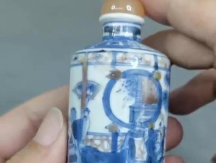 晚清典型特征之鼻烟壶#明清瓷器 #瓷器鉴定 #瓷器收藏