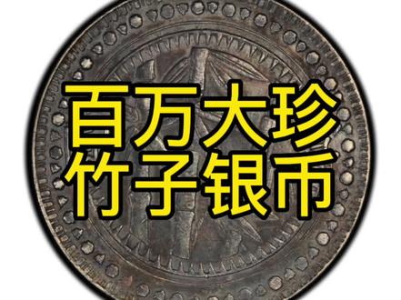 贵州竹子银币存世罕见之极、不知道您有没有 #银币 #收藏爱好者