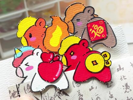 新年好运小马来咯✨尾巴还可以当摇摇乐~
#手工diy #马年手工 #手工教程 #摇摇乐 #自制书签