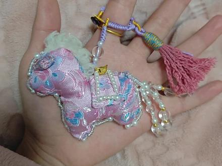 宋锦小马挂件教程#挂件挂饰 #小马 #diy