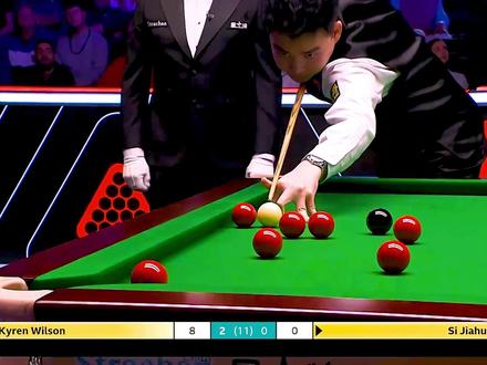 斯诺克最新的比赛!斯佳辉一杆运气实现超分,囧哥直接破防了! #台球 #斯诺克 #斯佳辉 #囧哥 #斯诺克大师赛