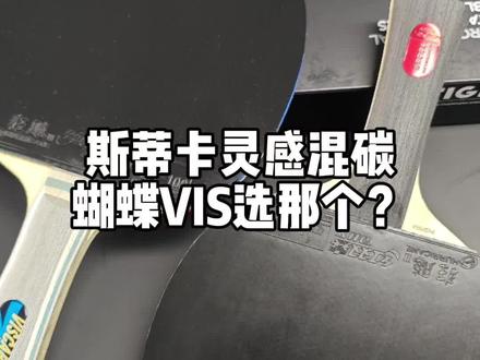 斯蒂卡灵感混碳怎么样?和VIS比你选哪个?#乒乓球
