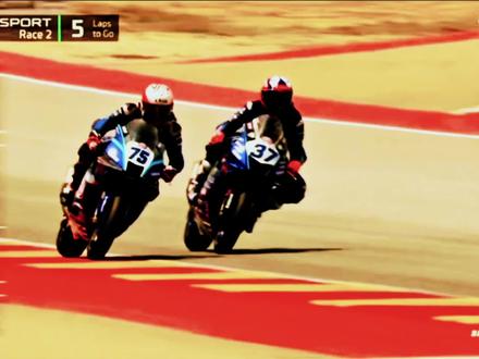 WSBK 西班牙·阿拉贡站第二回合比赛(精彩回顾),53号瓦伦丁·德比斯取得第八名,5号马西亚夺冠#张雪机车