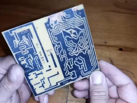 如何手工制作一张电路板?PCB板蚀刻跟冷转印方法 #DIY #蚀刻 #手工制作 #视频教程 #PCB板制作