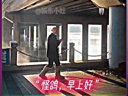 “巨人的鞠躬是为了让你也看到朝阳”#朝阳冬泳怪鸽