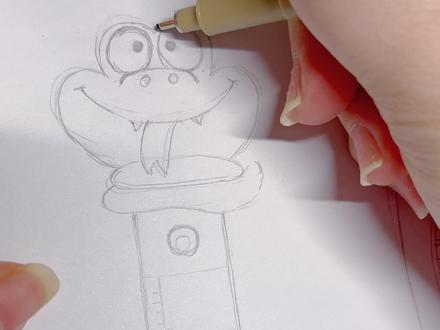 做一个解读笔玩玩?#手工 #疯狂动物城 #可爱 #自制盲袋 #文具