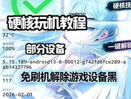 纯本地设备环境玩机教学,无外挂、无篡改游戏数据,仅优化设备识别环境,合规操作,所有步骤仅自用学习参考,请勿用于违规用途 #解设备黑 #设备脸 #root #玩机技巧