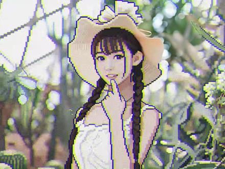 1分钟学会像素变换人物 #零基础学剪辑 #剪辑教程 #剪辑技巧 #电脑版剪映 #专业版剪映