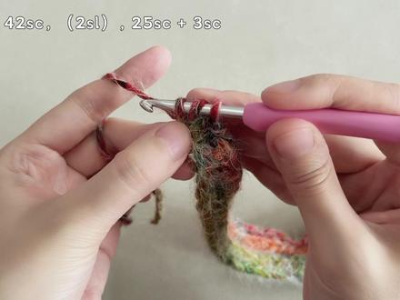 钩针兔耳帽子:轻盈舒适,俏皮可爱 小师妹手作/原创图解,禁翻拍,禁二改,禁商用。