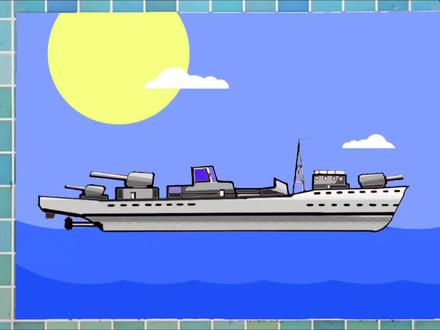 超酷的军舰简笔画,绘图尺画军舰教程,儿童美术军舰的画法教学#儿童画 #绘画教程 #军舰简笔画 #军舰怎么画 #军舰的画法 #轮船的画法 #军事简笔画 #简笔画 #简笔画教程