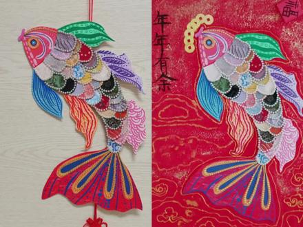 年年有余挂饰+装饰画
#儿童美育 #画室日常 #上海惠南教培哪里好 #年年有余装饰画 #亲子美育