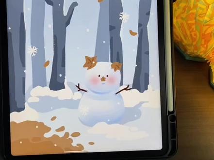 快看!像不像猪猪雪人哈哈哈 #跟着抖音学画画 #procreate绘画 #绘画教程 #没点艺术细胞刷不到 #画画其实很简单 @DOU+小助手 @抖音小助手 @抖音创作小助手