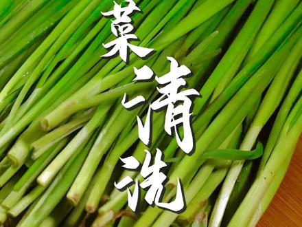 这样清洗韭菜,有效去除农残!#跟着抖音学做菜 #美食专业者联盟