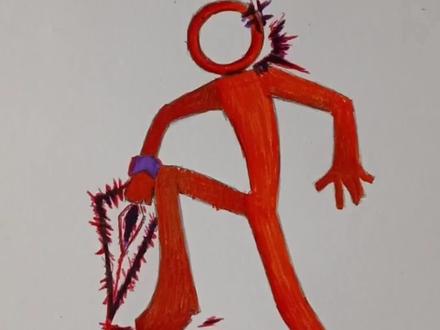 七种风格形态的火柴人#画画 #绘画 #创意 #抽象 #跟着抖音学画画