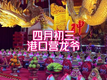 「港口营龙爷」澄海港口十二年一次营龙爷,四月初三(5月19日)欢迎大家来看大劳热。#营老爷 #潮汕民俗文化 #潮汕文化习俗 #澄海港口 #随拍