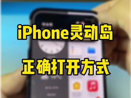 iPhone14Pro灵动岛的正确打开方式。养花养宠物都可以。#iphone使用技巧 #数码科技 #我的桌面iScreen