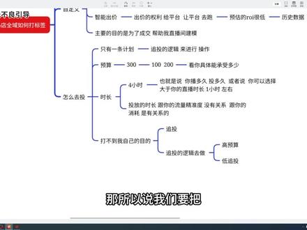 小店全域如何打标签,一条视频给你讲解清楚! #直播运营 #直播带货 #小店随心推