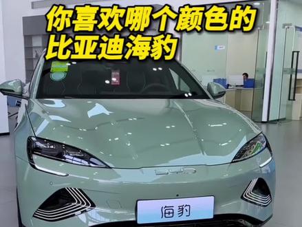 你喜欢哪个颜色的海豹?#拍车赚钱计划 #dou是好车 #比亚迪海豹 #比亚迪 #每天推荐好车