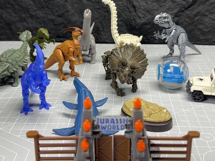 侏罗纪世界的大门打开了 #布鲁可自然集 #布鲁可积木人 #长不大的刘大帅 #侏罗纪