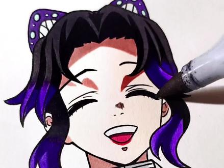 一人一句,晚安小忍... 绘画工具:梅森尼斯马克笔
#手绘 #鬼灭之刃 #蝴蝶忍 #绘画过程 #梅森尼斯马克笔