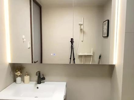 浴室柜极限塞入内衣洗衣机,小户型来抄作业❗️