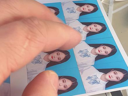 切的又快又准。 #证件照
