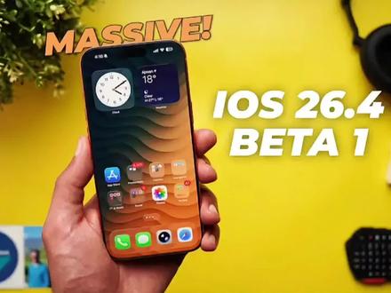 苹果iOS26.4 Beta1实测:续航信号逆天,这波优化直接封神!#ios26.4 #苹果系统更新 #ios更新 #iphone #数码科技