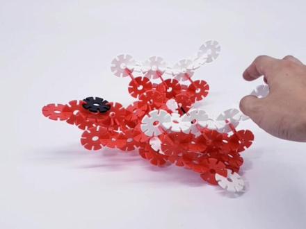 雪花片攻略 迷你特工队x第五集 赛米战机形态#迷你特工队x #雪花片