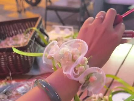 #茉莉花手链制作 宝贝们茉莉花手环出了好多新花样~快来找我揭晓更多款式吧#茉莉花 #吉林