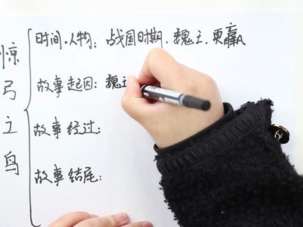 惊弓之鸟思维导图怎么画