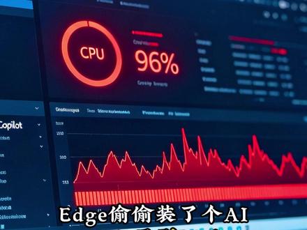 Edge偷偷装了个AI,CPU干到96%!三步教你秒杀 #电脑小白 #电脑知识 #磁盘清理