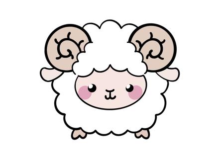 十二生肖#简笔画-羊 #简笔画教程 #这也太可爱了吧 #画画 @抖音小助手