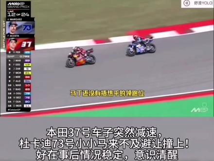 #motogp 西班牙站正赛发生严重事故!#杜卡迪 在伤一员大将!马氏兄弟双双受伤#马奎斯