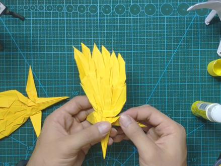 组合版凤凰折纸教程!简单易学,手残党的福音第三弹!(上)