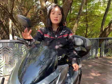 小姐姐手把手教你如何使用豪爵UHR启停功能 #豪爵uhr150 #云南豪爵 #豪爵踏板车 #UHR150 #自动启停