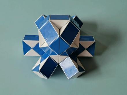 解说60段魔尺变章鱼🐙 #魔尺 #魔尺教程 #益智玩具