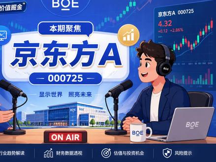 掘金·京东方A 三年前它叫“散户坟场”,今天它涨停封板,换手率干到16%,全市场都在问:京东方到底怎么了?
🟢多头说:LCD霸权已成,OLED爆发在即,市盈率才32倍,全球龙头这个价,便宜!
🔴空头说:换手率16%意味着筹码全散,融资加杠杆往里冲,玻璃基板就是概念炒作!
这期「掘金」,多空双方直接在直播间吵起来了,结论很残酷,句句见血。
#京东方 #面板 #A股 #财经 #股票
