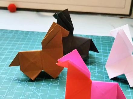 马年专属折纸小马教程来咯!跟着折,新年好运马上来#折纸 #手工diy #手工折纸 #折纸教程 #新年手工