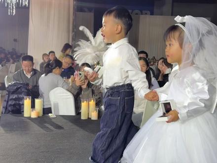 黄雅琼刘雨辰衢州婚礼 艾登有点可爱#小花童 #婚礼现场实拍