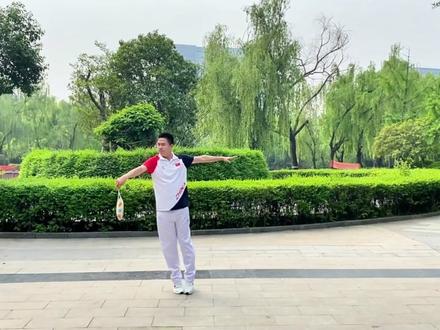 华柔健身套路第十八套《中国觉醒》分节教学——第六节@华柔柔力球@华柔优品#华柔柔力球#华柔优品#中国觉醒