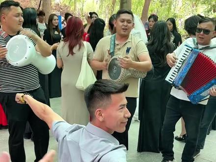 #婚礼舞蹈 #新婚现场 好久没跳民考汉舞蹈了