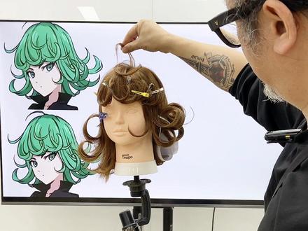 动漫人物龙卷发型解构 #动漫#二次元#美发#一拳超人 #发型