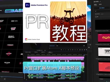 #剪辑花絮 #Pr教程 2500种pr窗口扩展脚本预设安装正确的话可以使用的!#豆包知道